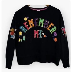 COPY - Disney's Women’s Coco Embroidered Black ‘Remember Me’ Sweatshirt 3X NWT